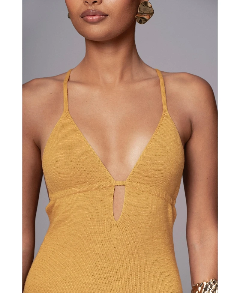 Jluxlabel Women's Sun Rays Knit Maxi Dress