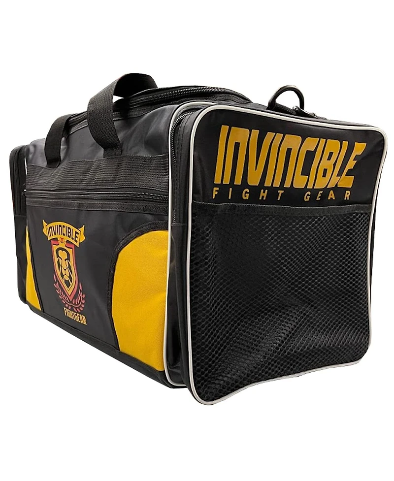 Invincible Hold-All Gym Bag, Breathable Duffle Mesh Bag for Boxing, Mma, Kickboxing, Wrestling & Sports, Waterproof & Rip-Stop Nylon – Medium,