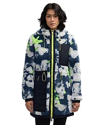 Scotch & Soda Women's Yrsa Sherpa Anorak With Fixed Hood