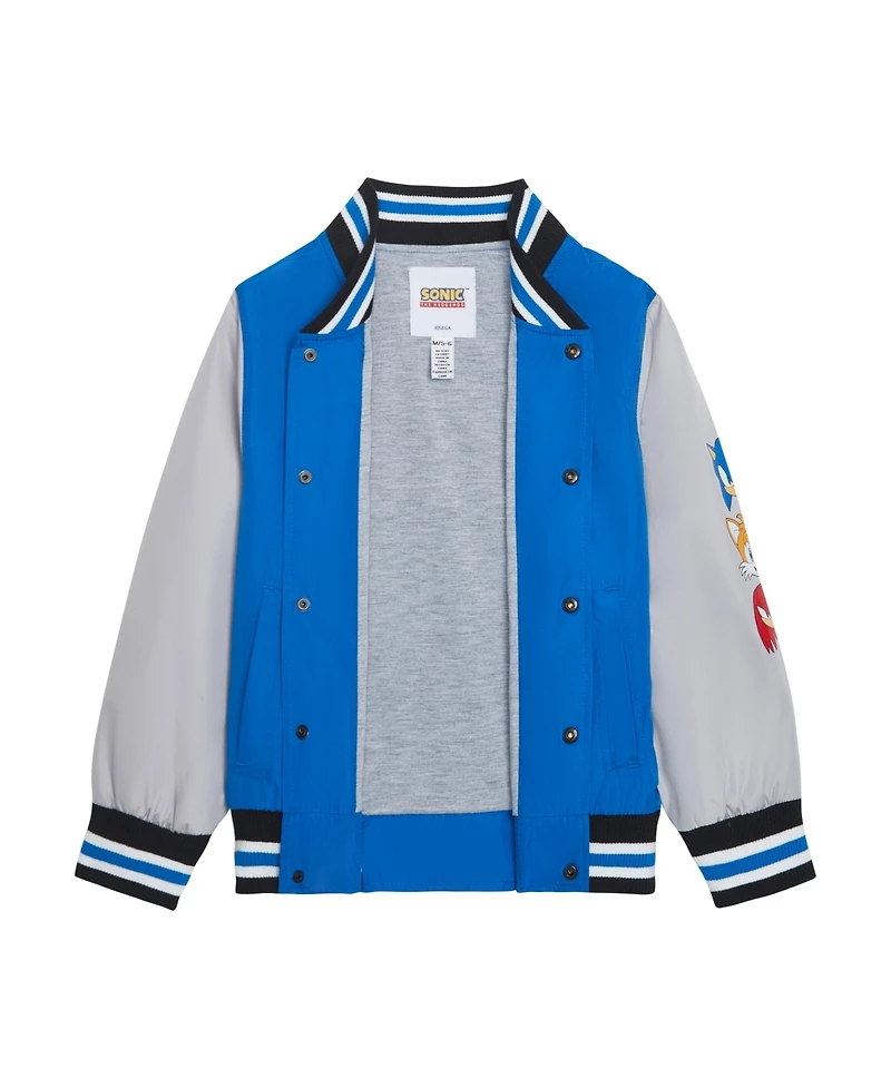 Sega Sonic the Hedgehog Boys Varsity Jacket