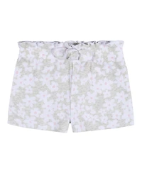 Gerber Toddler Girls 3-Pack Pull-On Knit Shorts, Lemons, 5T