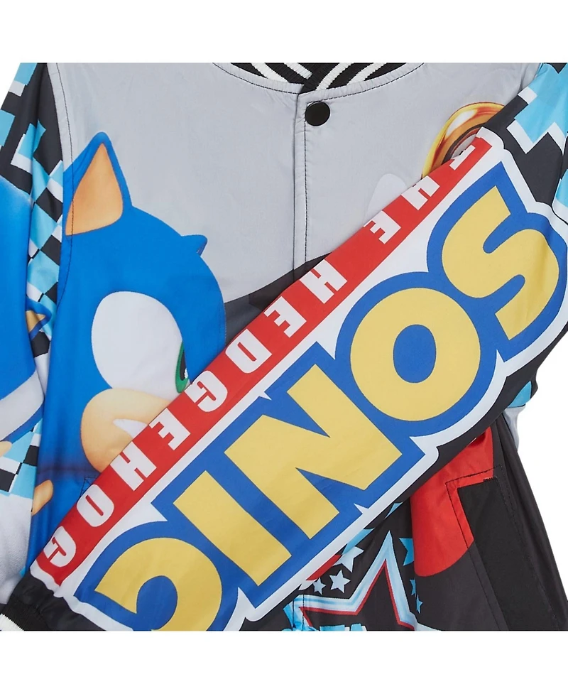 Sega Sonic the Hedgehog Toddler Boys Printed Bomber Jacket