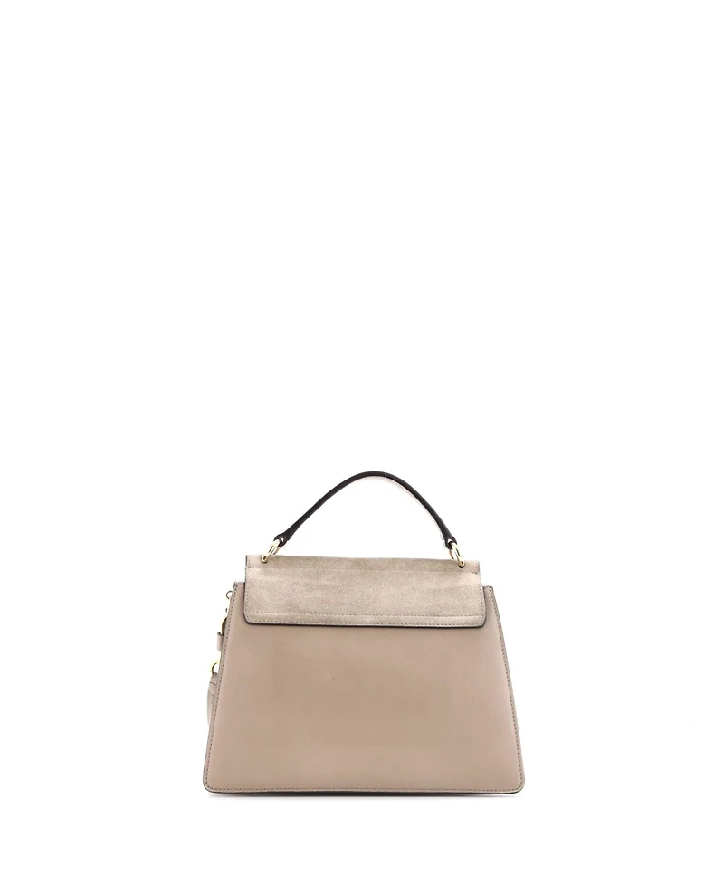 Pre-Owned Chloe Small Faye Top Handle Bag Leather