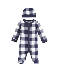Hudson Baby Baby Boys Hudson Cozy Thermal Preemie Collection with Beanie