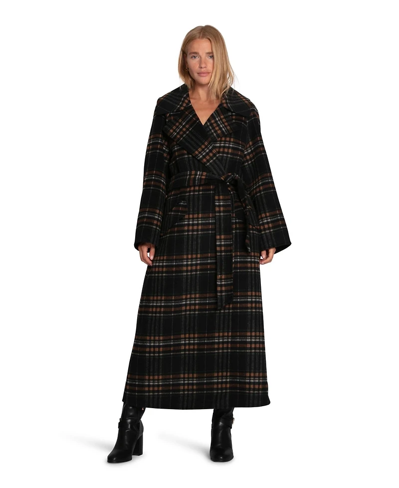 Belle & Bloom Women's Heart To Large Collar Maxi Coat