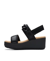 Clarks Collection Women's Wrenly Eve Wedge Sandals