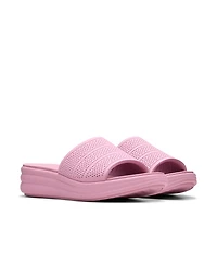 Clarks Women's Cloudsteppers Drift Twist Slip-On Sandals