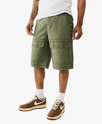 True Religion Men's Vinny Big T Cargo Shorts