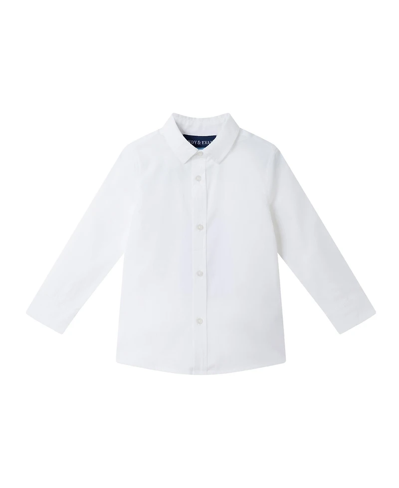 Andy & Evan Toddler Boys Toddler/Child White Buttondown Bowtie and Suspenders Set