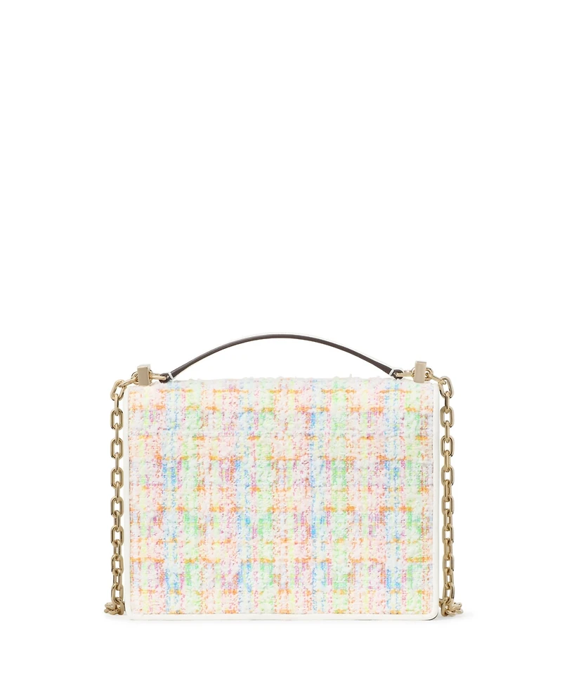 Kate Spade New York Deco Tweed Chain Strap Mini Shoulder Bag