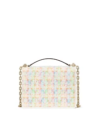 Kate Spade New York Deco Tweed Chain Strap Mini Shoulder Bag