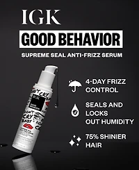 Igk Hair Good Behavior Supreme Seal Anti-Frizz Serum, 1.7 oz.