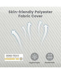 2 Pieces Bamboo Memory Foam Pillow for Pain Relief Sleeping