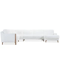 Briannie 4-Pc. Fabric Chaise Sectional, Exclusively at Macy's