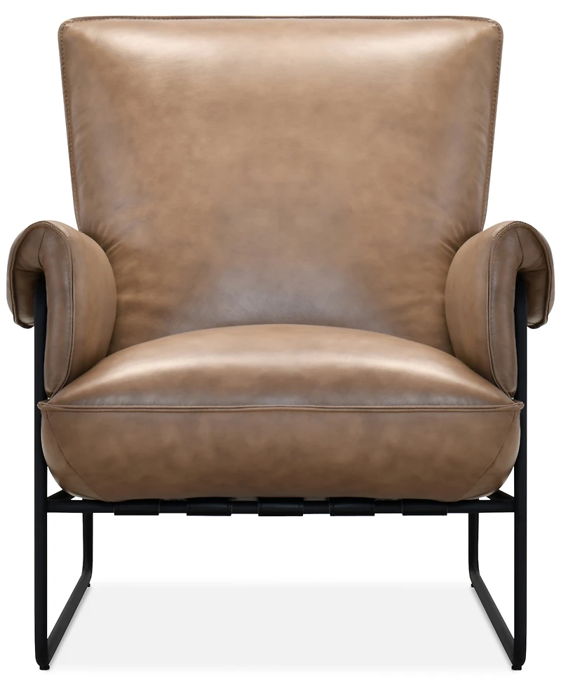 Briannie Leather Accent Chair, Exclusively at Macy's
