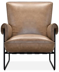 Briannie Leather Accent Chair, Exclusively at Macy's