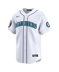 Nike Men's Ichiro Suzuki White Seattle Mariners 2025 National Baseball Hall of Fame Home Limited Player Jersey