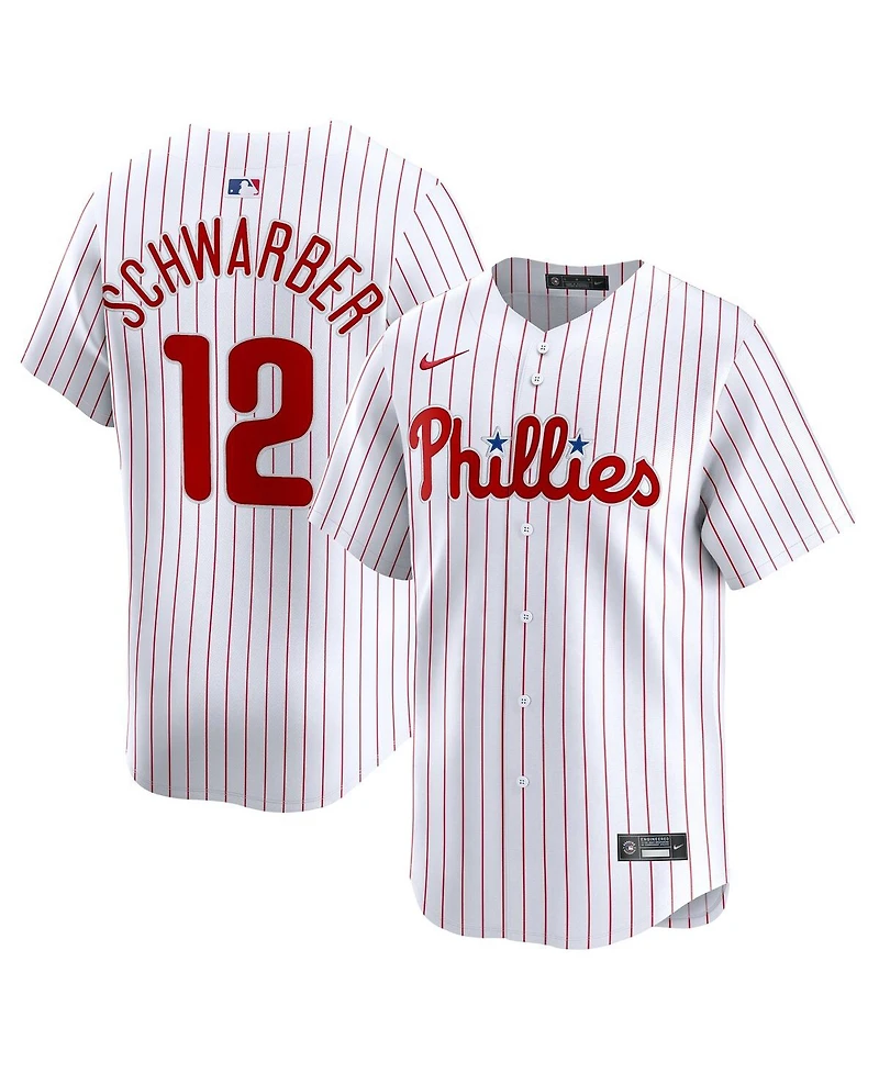 Nike Men's Kyle Schwarber White Philadelphia Phillies Home Limited Player Jersey