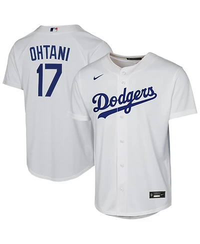 Nike Big Boys and Girls Shohei Ohtani White Los Angeles Dodgers Home Replica Player Jersey