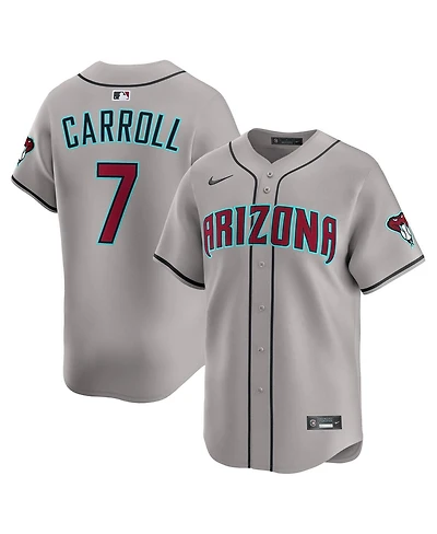 Nike Men's Corbin Carroll Gray Arizona Diamondbacks Alternate Limited Player Jersey