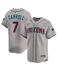 Nike Men's Corbin Carroll Gray Arizona Diamondbacks Alternate Limited Player Jersey