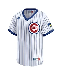 Nike Men's White Chicago Cubs Throwback Cooperstown Collection Limited Jersey