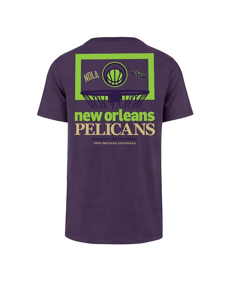 '47 Brand Men's Purple New Orleans Pelicans City Edition Backboard T-Shirt