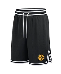 Fanatics Men's Black Pittsburgh Steelers Elements Future Ground Shorts