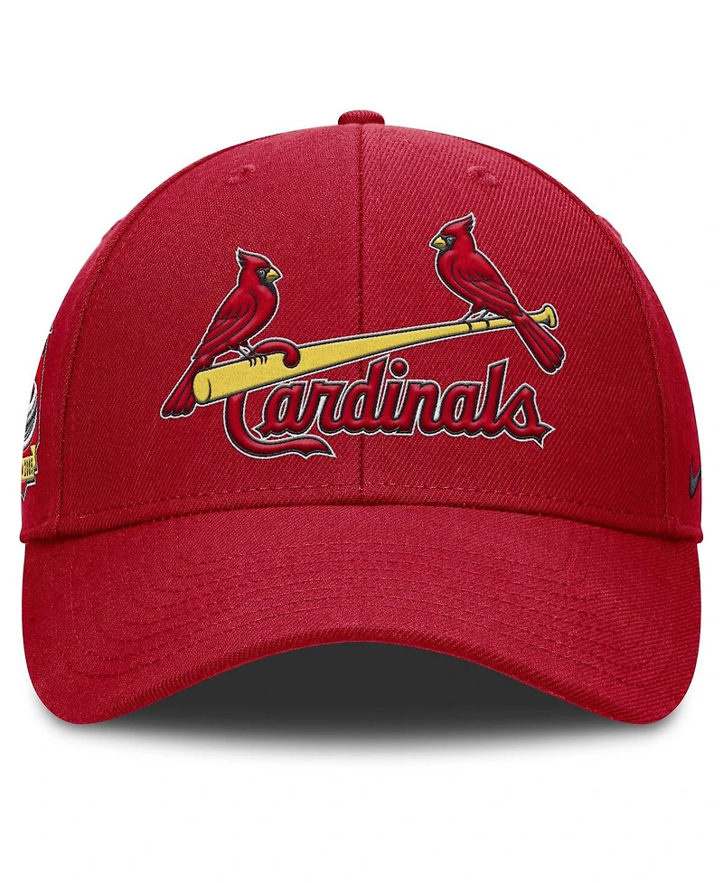 Nike Men's Red St. Louis Cardinals Rise Gaberdine Adjustable Hat