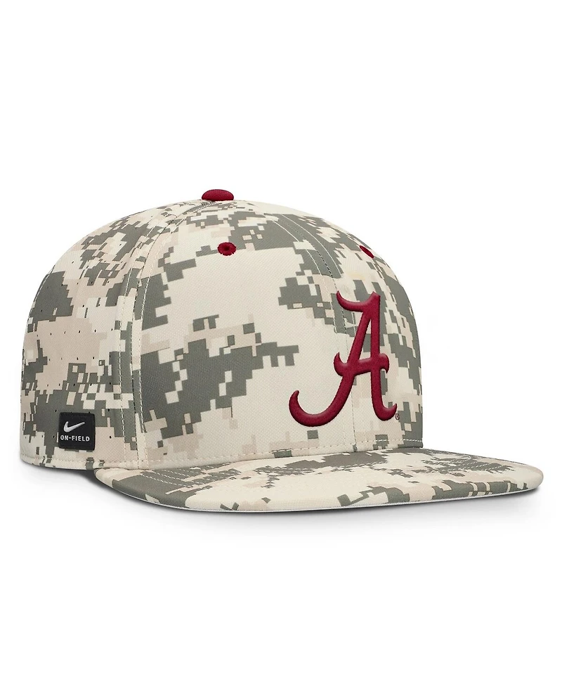 Nike Men's Digital Camo Alabama Crimson Tide 2025 Dugout True Performance Fitted Hat