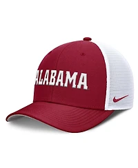 Nike Men's Crimson Alabama Crimson Tide 2025 Dugout Coaches Rise Performance Trucker Adjustable Hat