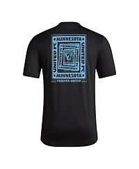 Adidas Men's Black Minnesota United Fc Local Wrap T-Shirt