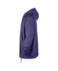 Nike Men's Purple Phoenix Suns Courtside Premium Club Anorak Quarter-Zip Pullover Hoodie