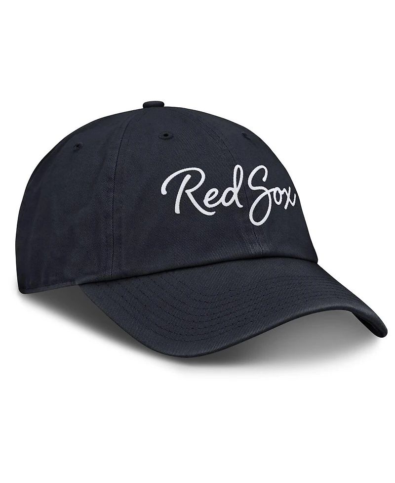 Nike Women's Navy Boston Red Sox Cooperstown Club Script Adjustable Hat