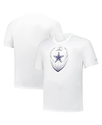 Nike Men's White Dallas Cowboys Big Tall Blitz Legend Icon Performance T-Shirt