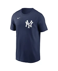 Nike Men's Anthony Rizzo Navy New York Yankees Fuse Name Number T-Shirt