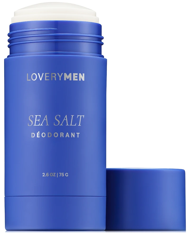 Lovery LoveryMen Sea Salt Deodorant Stick, 2.6 oz.