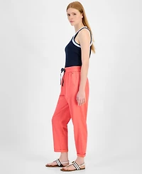 Tommy Hilfiger Women's Cropped Pull-On Utility Pants