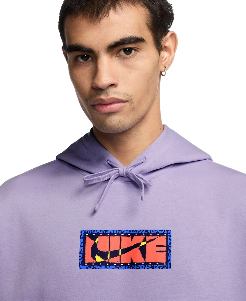 Men's Club Fleece Pull-Over Logo Hoodie