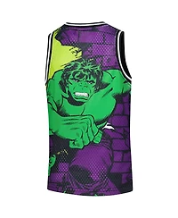 Lids Big Boys and Girls Purple Hulk Print Mesh Fashion Jersey