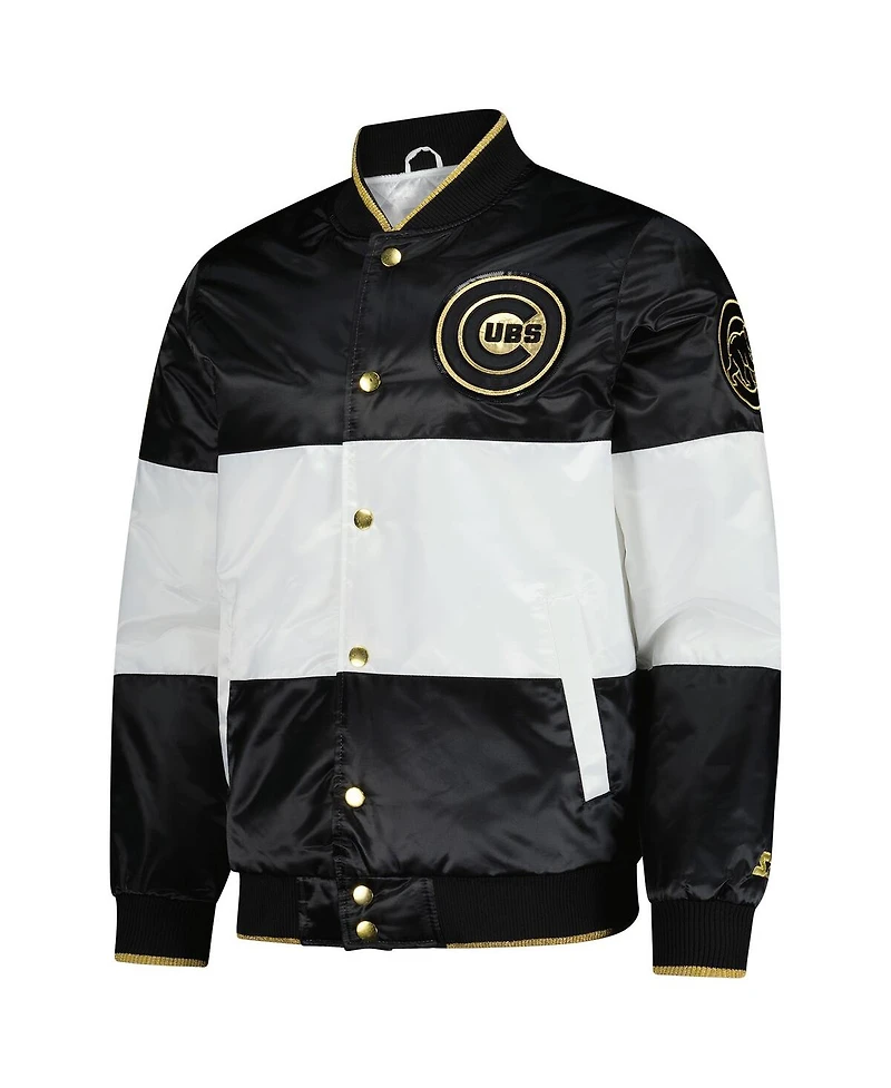 Starter Men's White Chicago Cubs Full-Snap Jacket