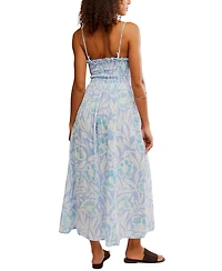 Free People Women's Sweet Nothings Cotton Smocked Maxi Dress