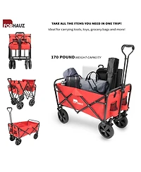 ProSource Folding Wagon Cart