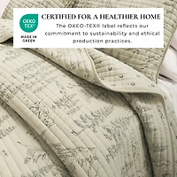 Linery & Co. Lodge Printed Microfiber Quilt Set with Shams