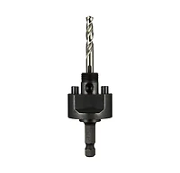 Milwaukee 49-56-7250 3/8 in. Quick Change Large Hole Saw Arbor with Pilot Drill Bit