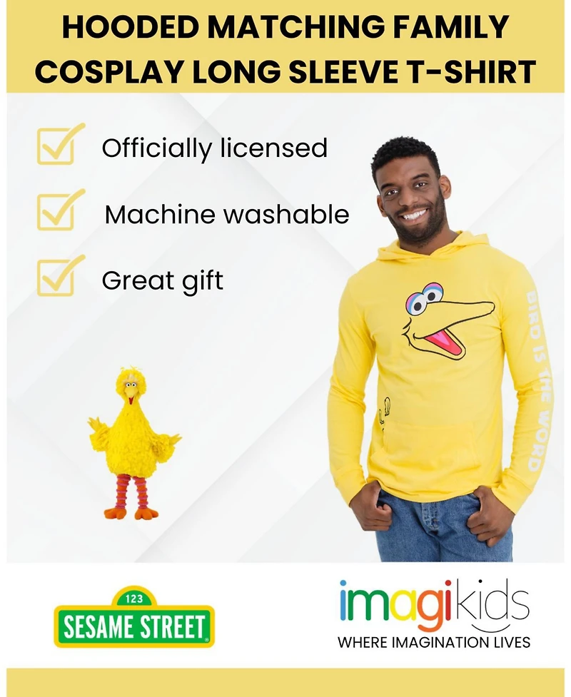 Sesame Street Boys Matching Family Cosplay Pullover Hoodie