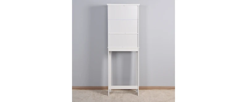 25.98 in. W x 69.92 in. H x 9.05 in. D White Mdf 2