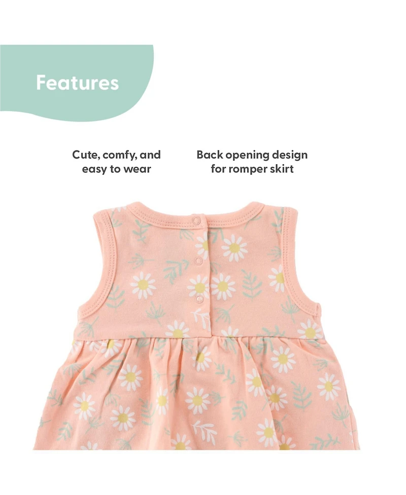 The Peanutshell Baby Girls Rompers - 2 Pack