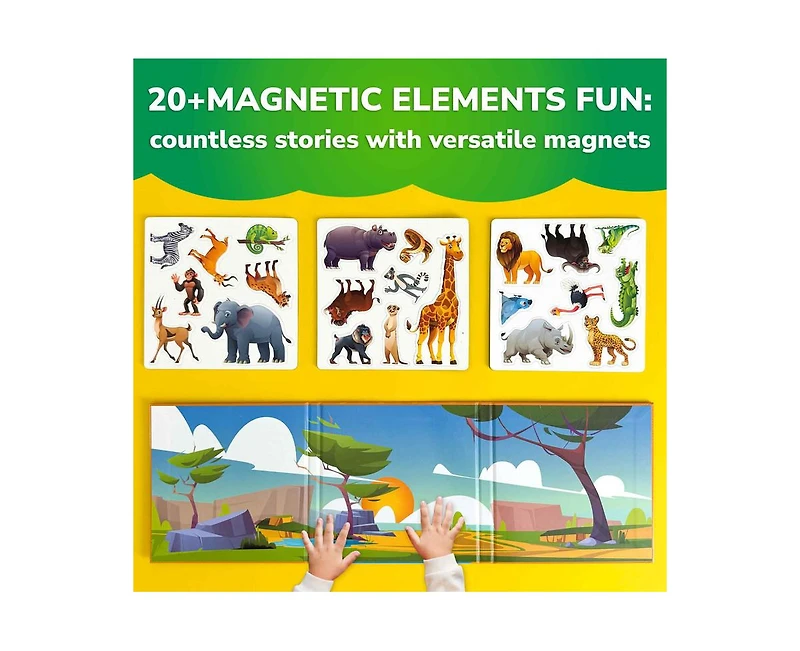 Quokka Travel Magnetic Puzzles – 20+Pcs Fun Game Toy for Kids Ages 3-5