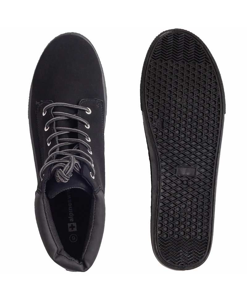 Alpine Swiss Keith Mens High Top Fashion Sneakers Casual Lace Up Shoes Boots